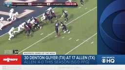 Texas high school football: No. 17 Allen vs. No. 30 Denton Guyer preview