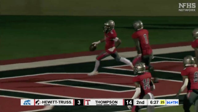 Highlights of No. 6 Thompson's (AL) 42-16 win over No. 43 Hewitt-Trussville (AL) in the second round of the 7A state playoffs.