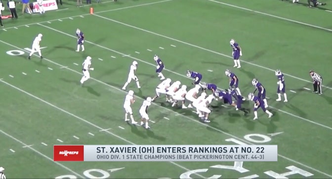 Steve Montoya and Zack Poff join Brandon Baylor on CBS HQ to discuss Cincinnati power St. Xavier joining the MaxPreps Top 25 rankings after winning the Ohio Division 1 state championship over Pickerington Central. They check in at No. 22.