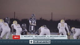 2021 Michigan commit J.J. McCarthy // 5-star quarterback for IMG Academy