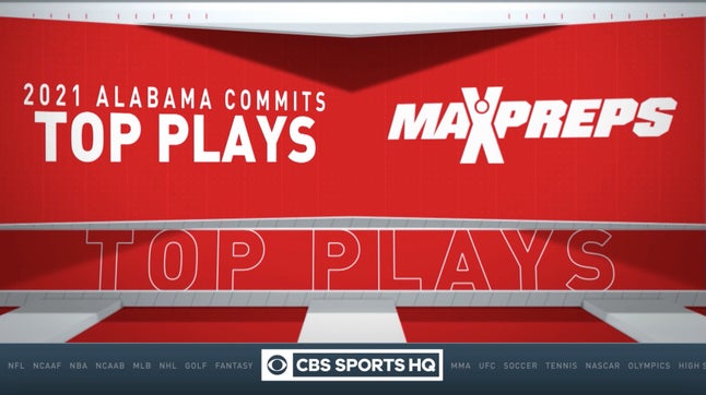 Steve Montoya and Zack Poff take a look at the Top 10 plays from 2021 Alabama commits featuring Ga'Quincy McKinstry, Agiye Hall, Christian Leary, Jacorey Brooks, Kaine Williams, Jalen Milroe, Deontay Lawson, Devonta Smith, and Kadarrius Calloway.