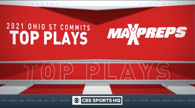 Steve Montoya and Zack Poff take a look at the Top 10 plays from 2021 Ohio State commits. It features Marvin Harrison Jr., Kyle McCord, TreVeyon Henderson, Jack Sawyer, Jordan Hancock, Jakailin Johnson, Jayden Ballard, and Jantzen Dunn.