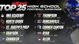 Top 25 High School Football Rankings // Week 18