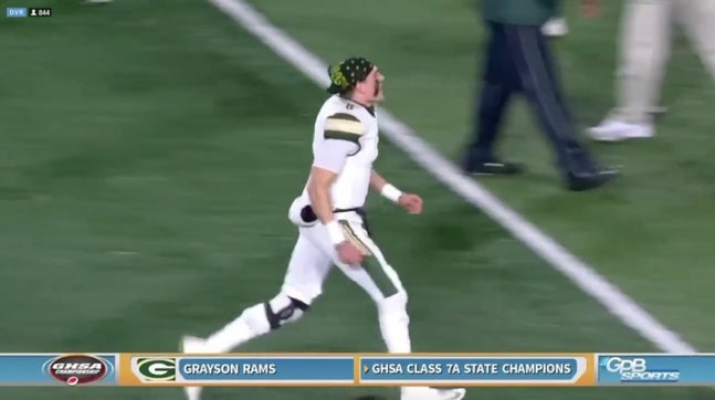 Highlights of No. 3 Grayson's 38-14 win over Collins Hill in the Georgia 7A state championship game. Four-star Miami signee Jake Garcia threw for two touchdowns in the win while Jayvian Allen accounted for three touchdowns and an interception.