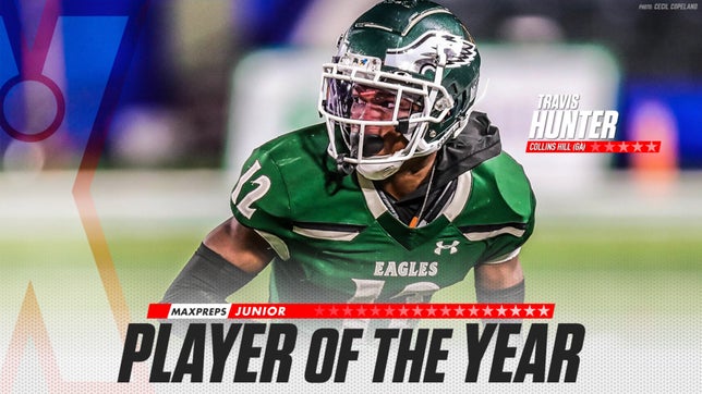 Florida State commit Travis Hunter of Collins Hill High School is the 2020 National Junior Player of the Year.