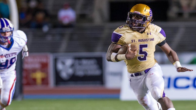 Leonard Fournette was named a member of the MaxPreps All-Decade High School Football Team after dominating in high school at St. Augustine.