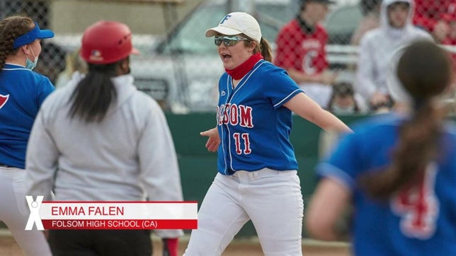 Emma Falen is a Class of 2022 pitcher from Folsom High School in California.