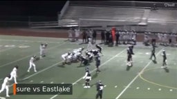 Linebacker Pressure vs Eastlake