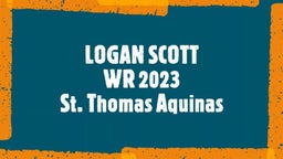 Logan Scott WR 2023 - FAU Prospect Camp 2021