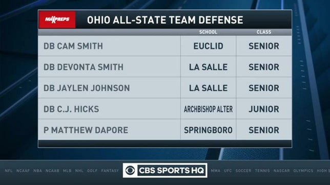 Archbishop Alter's (OH) five-star linebacker C.J. Hicks and Marysville's (OH) four-star linebacker Gabe Powers were both selected to the Ohio all-state first team in 2020.