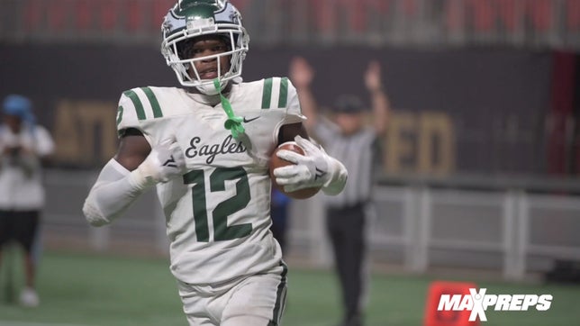 Travis Hunter of Collins Hill (Suwanee, Ga.) is pegged as the No. 1 high school football recruit in the Class of 2022 by 247Sports. The Florida State pledge lived up to the billing Saturday. 

Hunter tallied 13 receptions for 232 yards and two touchdowns, threw a touchdown pass and recorded an interception.