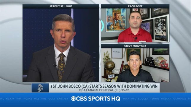 Zack Poff joins CBS HQ's Jeremy St. Louis to discuss the biggest high school football game of the season between No. 1 Mater Dei (CA) at No. 13 Duncanville (TX).