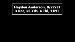 Hayden Anderson Week 1