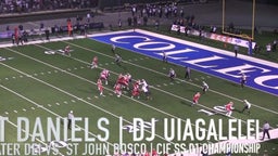 JT Daniels vs. DJ Uiagalelei | Mater Dei beats St. John Bosco in 2017 CIF SS Division 1 championship