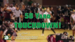 Larry Pickett, Jr with 104 yards/58 yard Touchdown, 2 passes broken up, big blocks, tackles, catches and returns!
