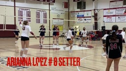 Arianna Lopez # 8 Setter Cannon Vs Providence day 49 Assists No viewsOct 1, 2021