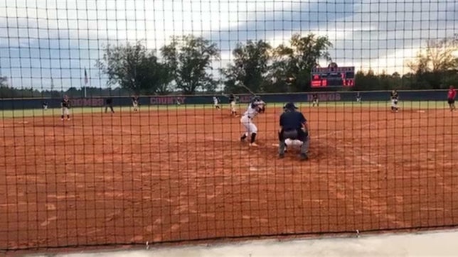 Brinley scored a triple!!