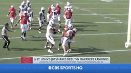 St. John's (DC) only new team to join MaxPreps Top 25 high school football rankings