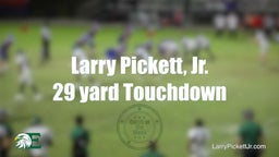 Larry Pickett, Jr with the big 29 yard Touchdown to take the team to overtime!