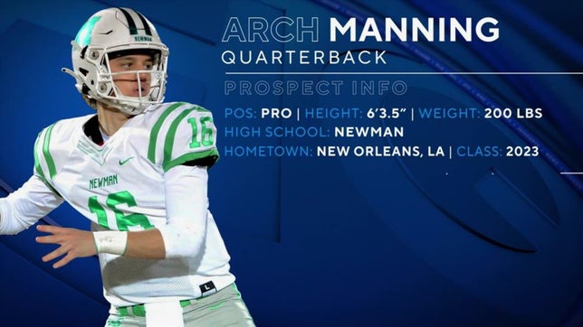 A look at Arch Manning's high school junior season after 5 games with Newman.