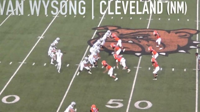 Junior season highlights of Cleveland's (NM) starting quarterback Evan Wysong.