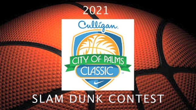 Dunks from the Edison Bank SLAM DUNK Contest at the Culligan City of Palms Classic