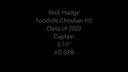 Nick Hadge: 25 PTS - (3) 3PT - 12/27/21