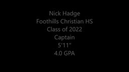 Nick Hadge: 25 PTS - (2) 3PT - 12/30/21