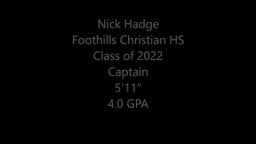 Nick Hadge: 19 PTS - (4) 3PT - 1/21/22