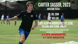 Carter Sasser, Class of 2023 Highlights