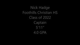 Nick Hadge: (63) 3PT Made / #4 / D1 / SD / 2021 to 2022