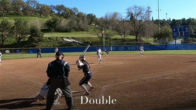 Aissa Silva is one of the top pitchers in the Class of 2023. Here she is striking out 17 Rocklin batters