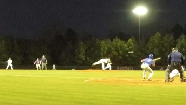Here is my best attempt at being superman while playing catcher. Got the out!
