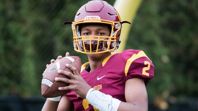 High school football highlights of Duke's Paolo Banchero playing quarterback for O'Dea (Seattle, WA) High School during his freshman season.