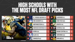 High Schools With the MOST NFL Draft Picks Since 2012