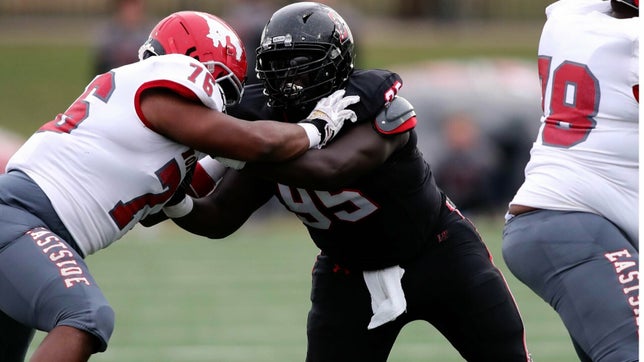 Sophomore season of Lake Travis' (Austin, TX) defensive tackle Jacob Henry, the son of WWE Hall of Famer Mark Henry.