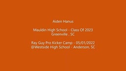 Ray Guy - Pro Kicker Camp