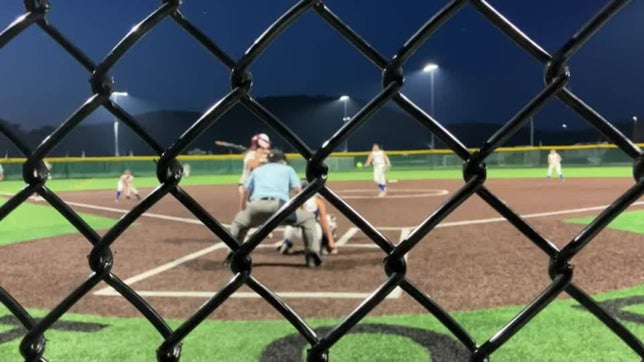 Ellicottville's Carly Neumann grounds out to Westfield third baseman Keara Kincaid for the final out of the Section VI Class D championship game on May 31, 2022 at Allegany-Limestone High School. The out cemented Westfield's 6-2 victory, securing the school's first Section VI softball championship since 2010.