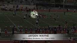 IMG Academy's (FL) 5-star edge rusher Jayden Wayne | 2021 Highlights