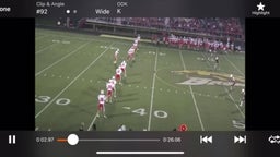 Spencer Smith Kickoff Return vs Hillsboro 8-19-22