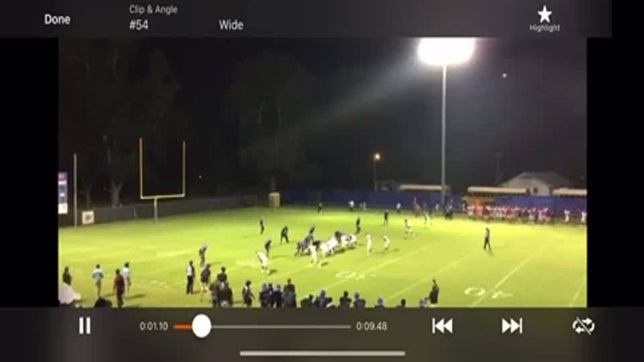 27 yard Td to #5 Chase Leonard