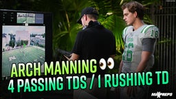 HIGHLIGHTS: Arch Manning was LIGHTS OUT at Newman's Homecoming vs Riverside