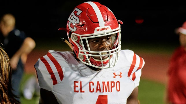 Highlights of El Campo's (TX) five-star running back Rueben Owens II rushing for 353 yards and five touchdowns in a 45-35 win over Navasota.