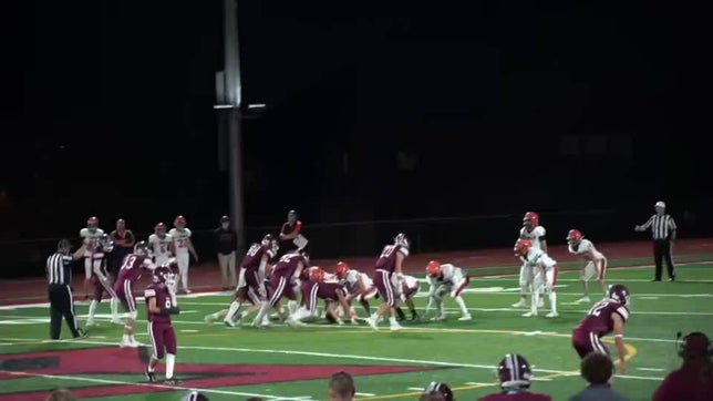 Daniel Mahoney interception vs Lamar 9-24-22