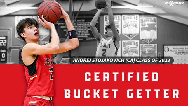 Son of NBA Champion Peja Stojakovic, Andrej looks to put together a strong senior season at Jesuit (Carmichael, CA).