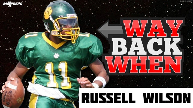 Looking back at the prep career of Russell Wilson at Collegiate (Richmond, VA).