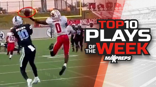 A cross-field field pass and run for a touchdown that nearly went the length of the field headlines the top 10 plays of week 8 of the 2022 high school football season.