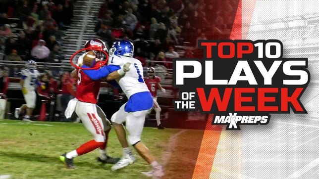 A hail mary touchdown pass for the win headlines the top 10 plays of week 11 of the 2022 high school football season.