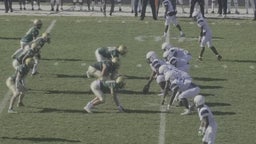 Boylan DL #59 Abe Alvarado gets Hillcrest ball carrier