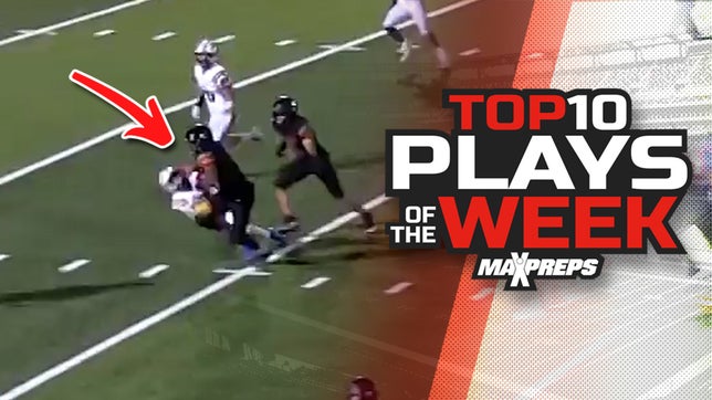 A long pass and tough snag by the receiver headlines the top 10 plays of week 12 of the 2022 high school football season.